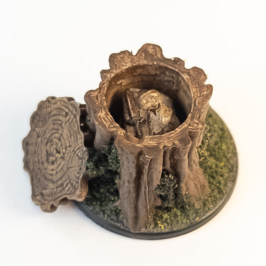 Secret Stash Tree Stump